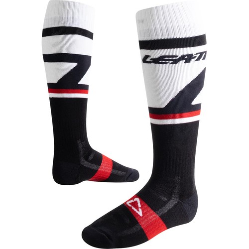 Leatt socken moto - socken, weiß