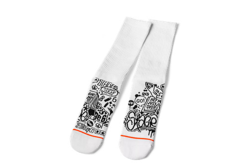 Socken stage6 weiß - weiß, 45